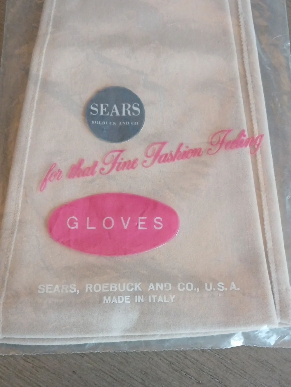 Sears Long Cream Women's Dress Gloves